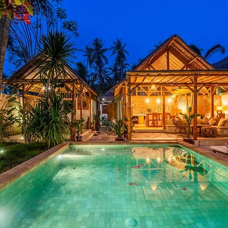Villa Burung Gili Air Authentic 3-Bedroom Bamboo Villa With Private Pool Exteriör bild