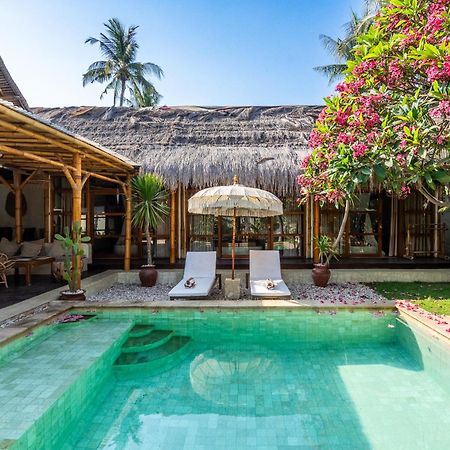 Villa Burung Gili Air Authentic 3-Bedroom Bamboo Villa With Private Pool Exteriör bild