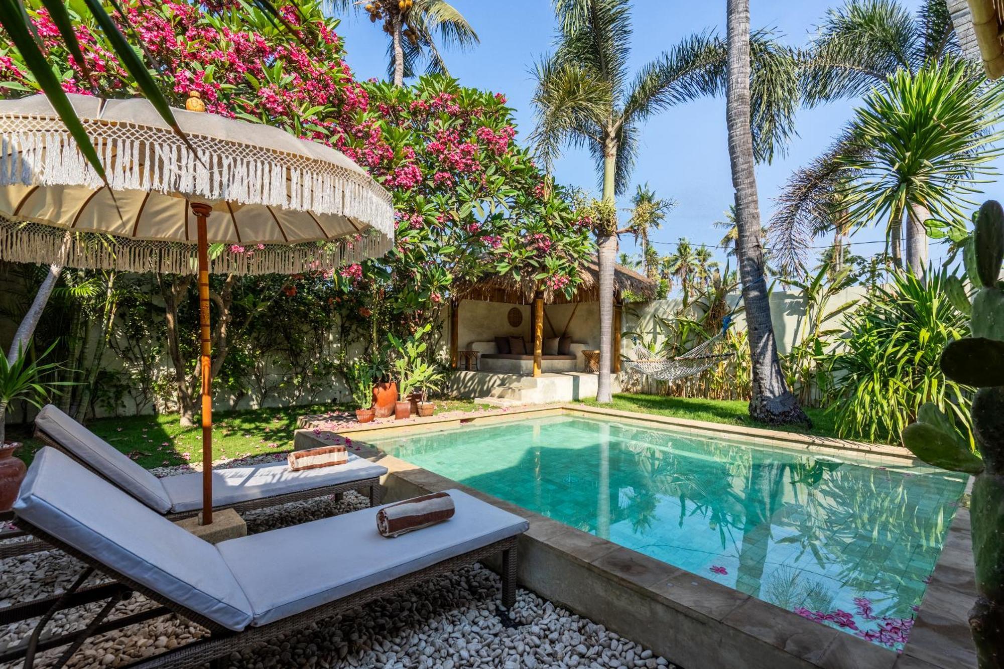 Villa Burung Gili Air Authentic 3-Bedroom Bamboo Villa With Private Pool Exteriör bild