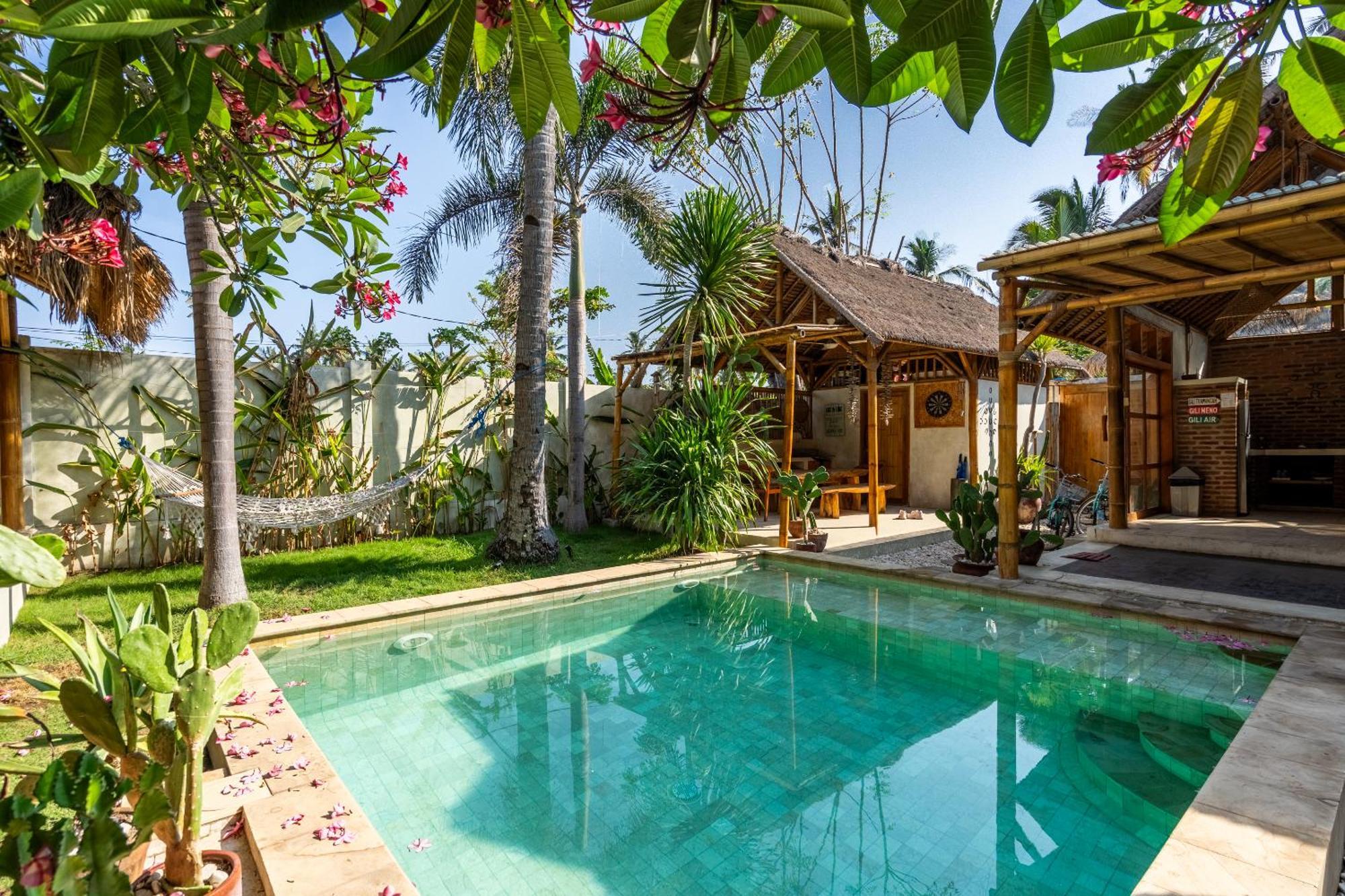 Villa Burung Gili Air Authentic 3-Bedroom Bamboo Villa With Private Pool Exteriör bild