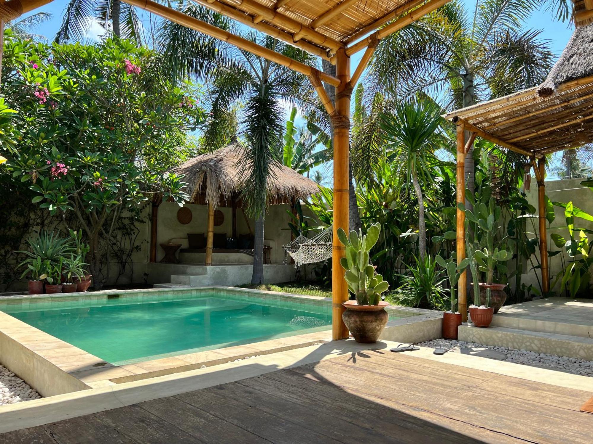 Villa Burung Gili Air Authentic 3-Bedroom Bamboo Villa With Private Pool Exteriör bild