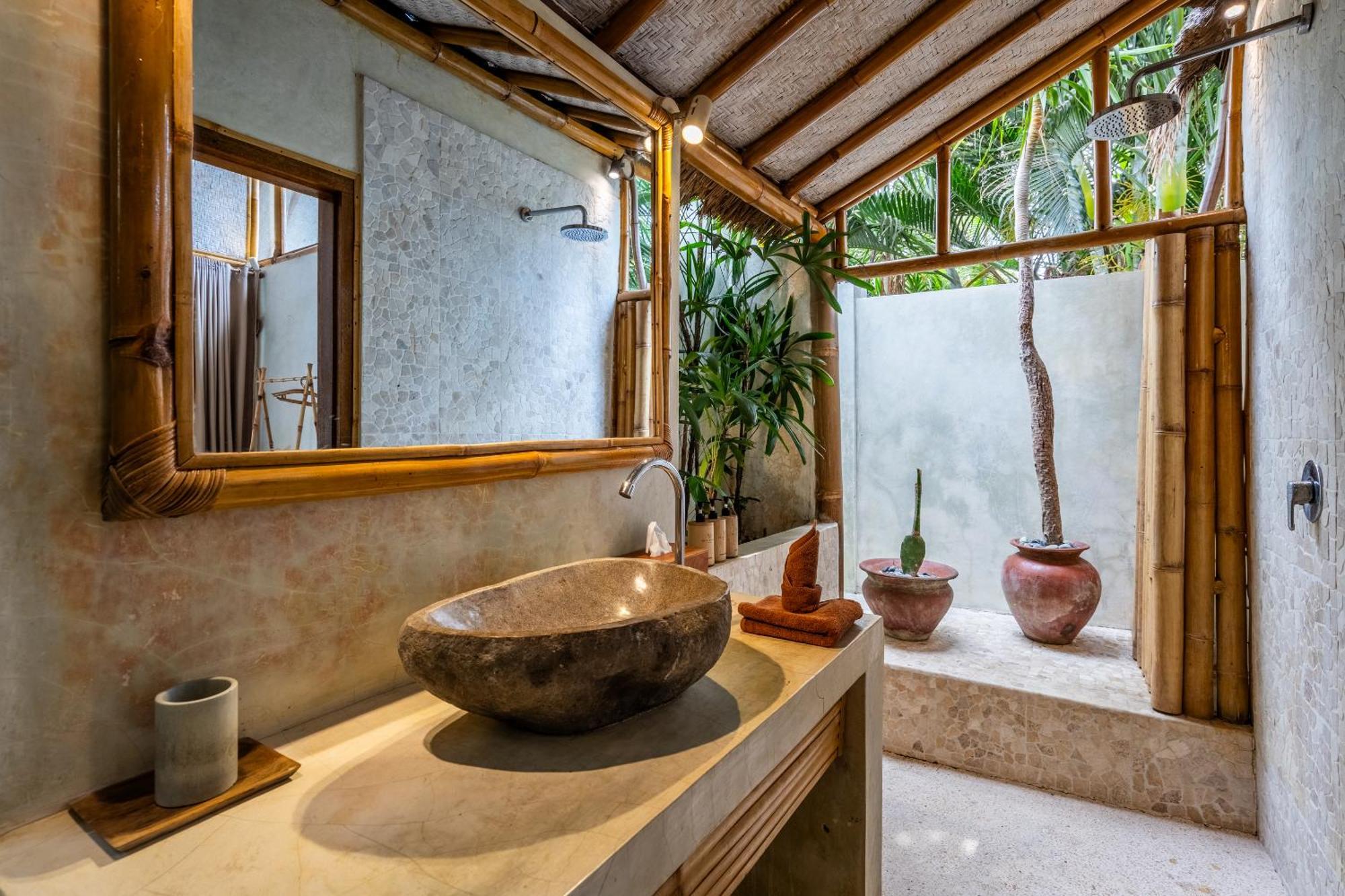 Villa Burung Gili Air Authentic 3-Bedroom Bamboo Villa With Private Pool Exteriör bild